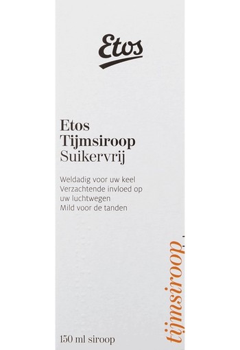 Etos Tijm­si­roop sui­ker­vrij 150 ml