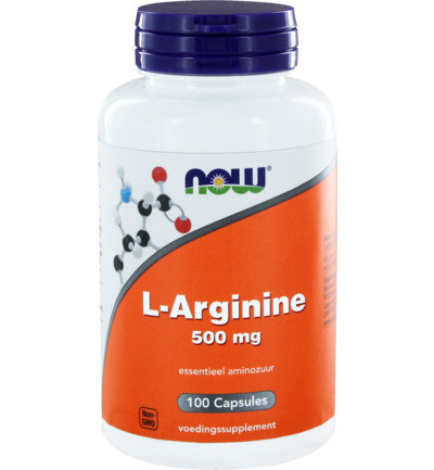 Now L-arginine 500 Mg 100ca