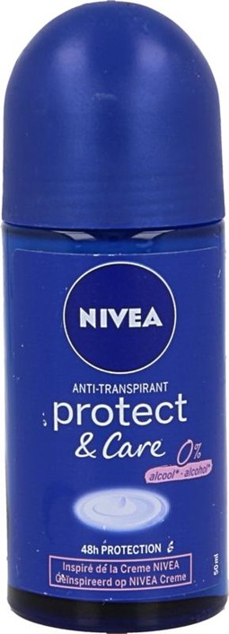 Nivea Deodorant roller protect & care (50 Milliliter)