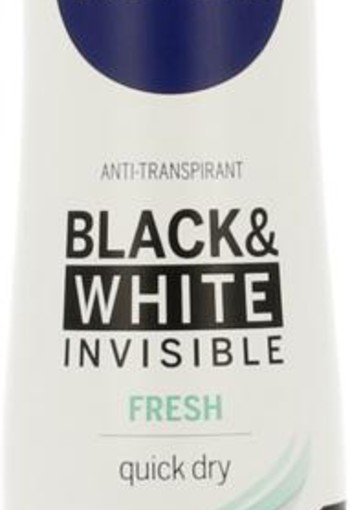 Nivea Deodorant spray invisible black & white fresh (150 Milliliter)