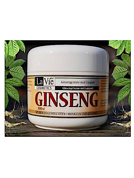 Ginseng Crème met Cajaputi 200 ml  AKTIE 2 stuks voor € 20,00