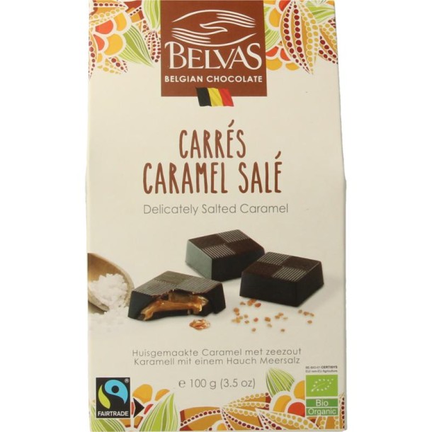 Belvas Puur met licht gezouten caramel (100 Gram)