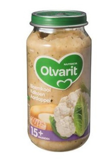 Olvarit Bloemkool kalkoen aardappels 15M08 (250 Gram)
