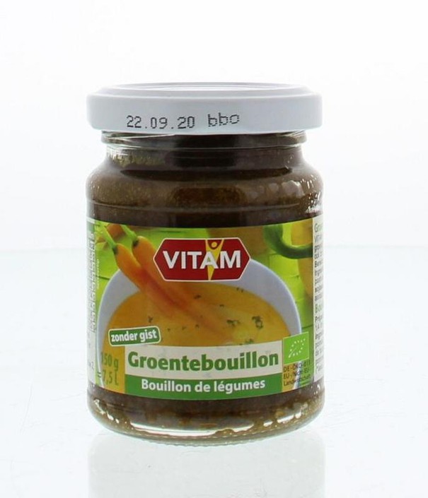 Vitam Groentebouillon zonder gist bio (150 Gram)