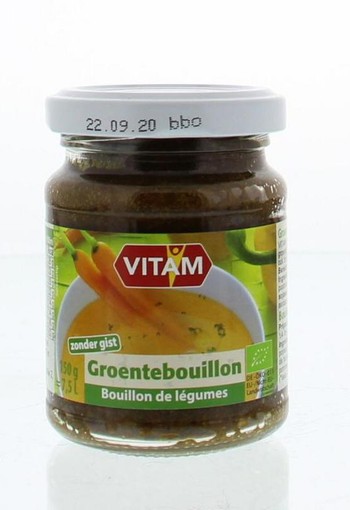 Vitam Groentebouillon zonder gist bio (150 Gram)