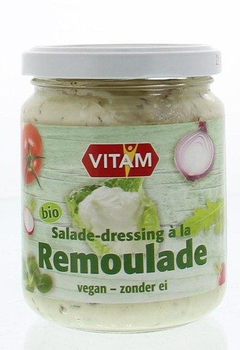 Vitam Saladedressing a la remoulade zonder ei bio (225 Milliliter)
