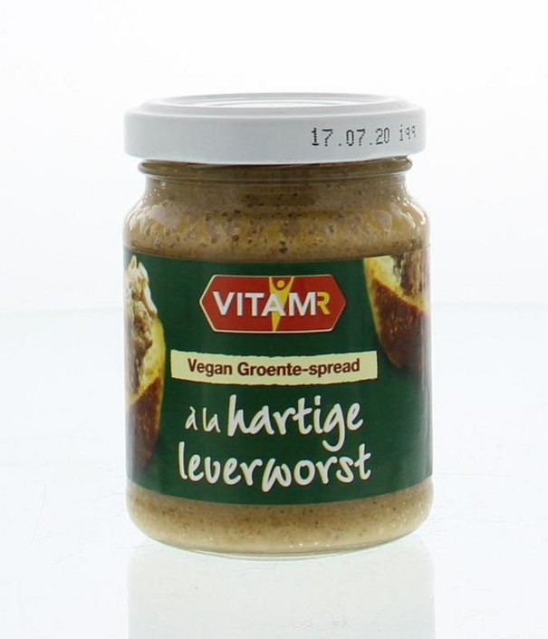 Vitam Groente-spread a la hartige leverworst vegan bio (120 Gram)