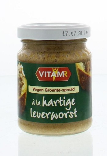 Vitam Groente-spread a la hartige leverworst vegan bio (120 Gram)