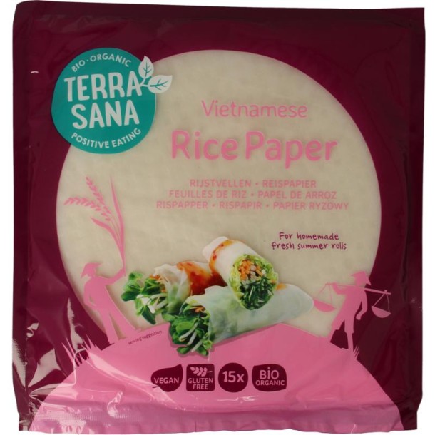 Terrasana Rijstpapier bio (150 Gram)