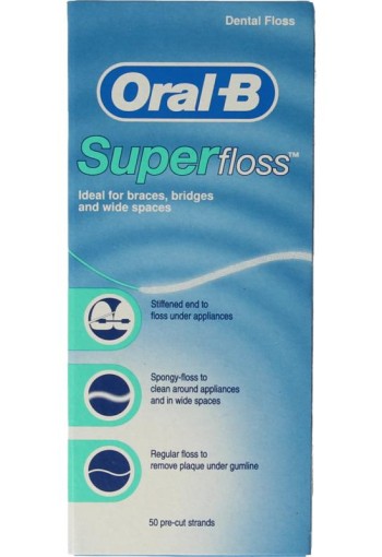Oral B Floss super regular (50 Stuks)