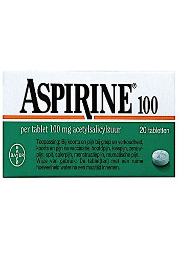 Aspirine 100mg (20 Tabletten)