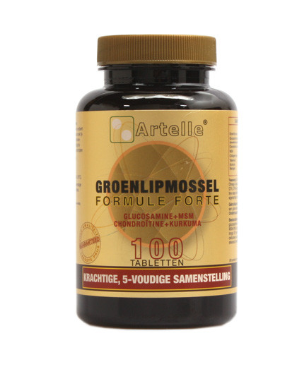 Artelle Groenlipmossel formule forte (100 Tabletten)