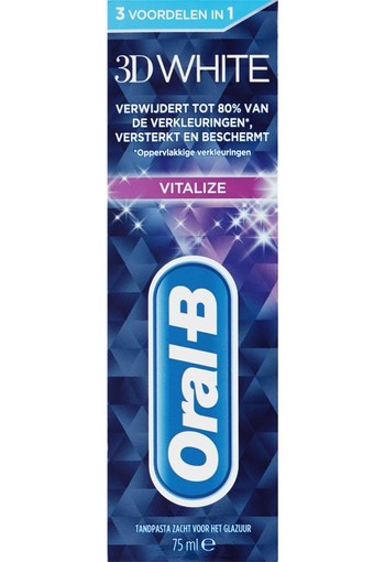 Oral B Tandpasta 3D white vital fresh 75 ml