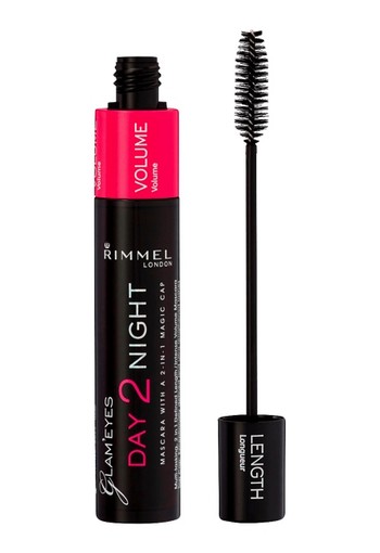 Rimmel London Day2Night Mascara - 001 Black