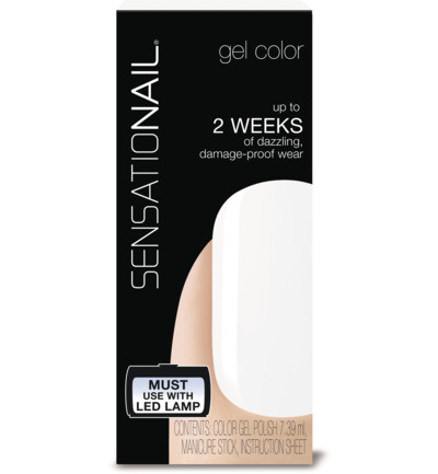 Sensationail Color Gel White Lily (7.39ml)