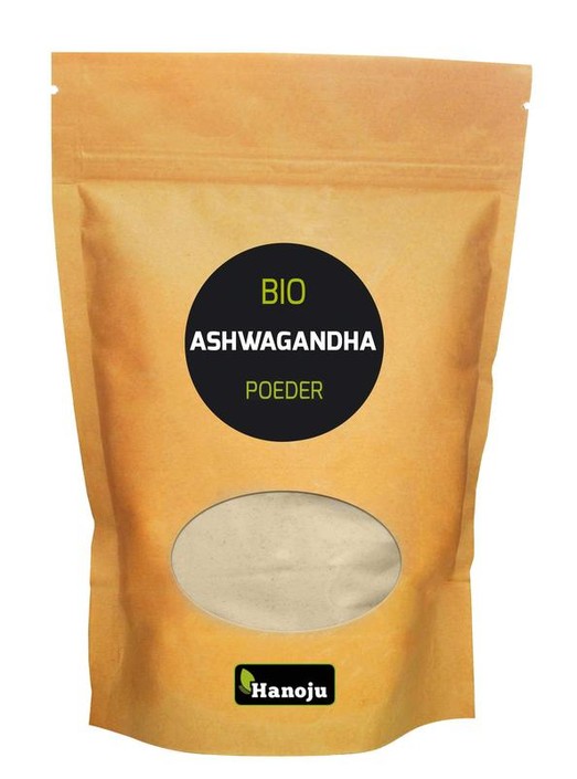 Hanoju Ashwagandha organic poeder bio (500 Gram)