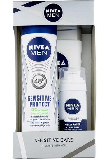 NIVEA MEN Sensitive Geschenkset 3 stuks