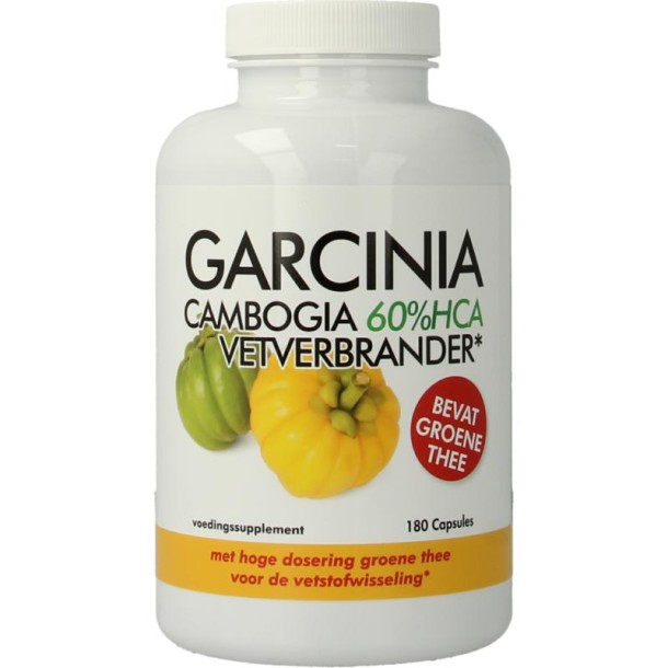 Natusor Garcinia cambogia 60% HCA vetverbrander (180 Capsules)