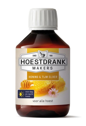 Hoestdrankmakers Honing & tijm elixer (200 Milliliter)