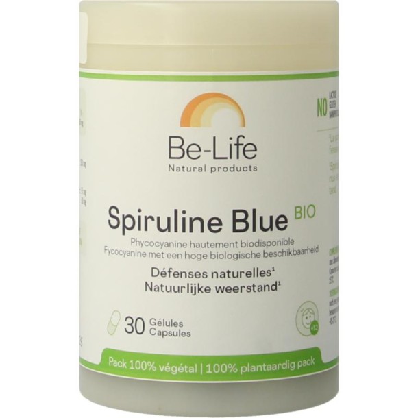 Be-Life Blauwe spirulina bio (30 Capsules)