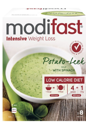 Modifast Soep prei aardappel 8 stuks (440 Gram)
