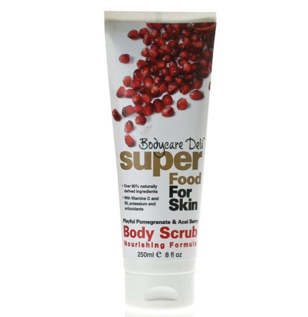 Bodycare Deli Lichaamscrub pomegranate & acai berry (250 Milliliter)