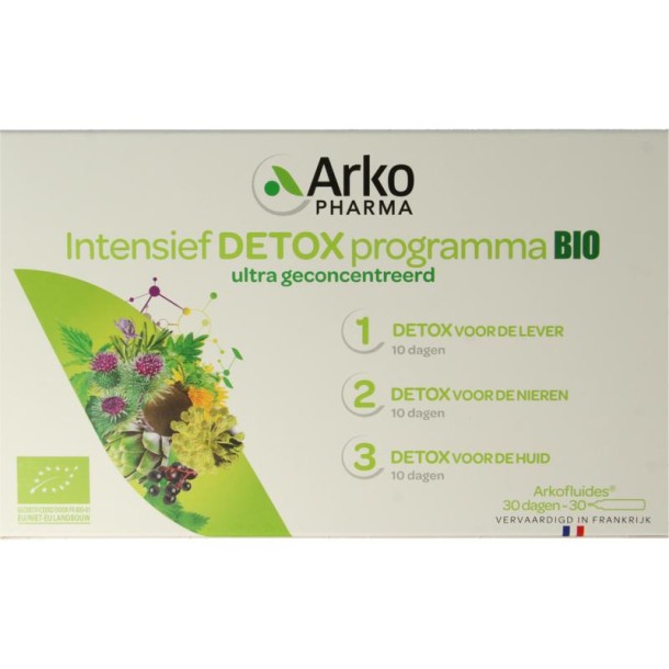 Arkofluids Bio detox 30 dagen kuur (30 Ampullen)