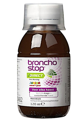 Bronchostop Direct met Honing Junior 120 ml