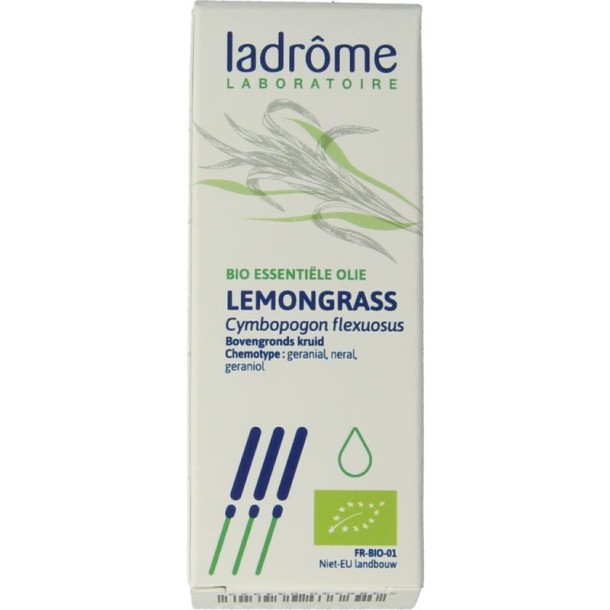 Ladrome Lemongrass olie bio (10 Milliliter)