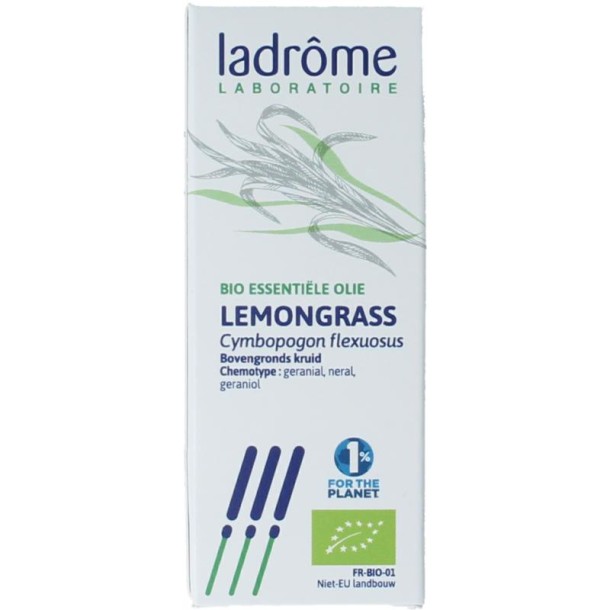 Ladrome Lemongrass olie bio (10 Milliliter)