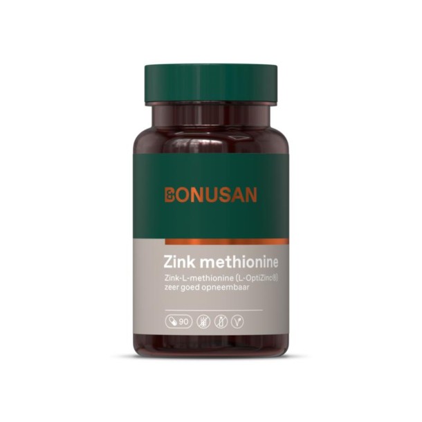 Bonusan Zink methionine (90 Vegetarische capsules)