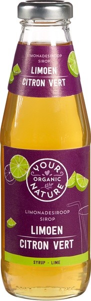 Your Organic Nat Limonadesiroop limoen bio (500 Milliliter)