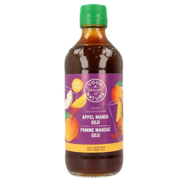 Your Organic Nat Diksap appel mango goji bio (400 Milliliter)