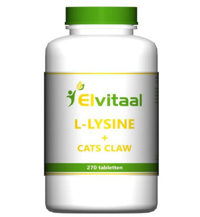 Elvitaal L-lysine Cats Claw 270tb