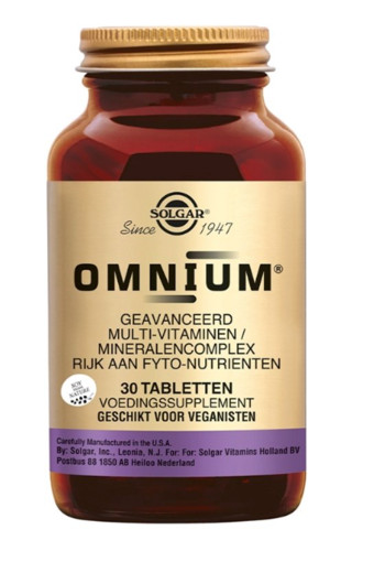 Solgar Omnium® 30 stuks