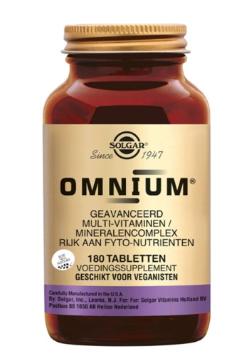 Solgar Omnium® 180 stuks