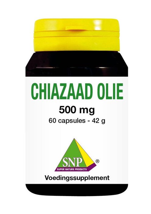 SNP Chiazaad olie 500mg (60 Vegetarische capsules)