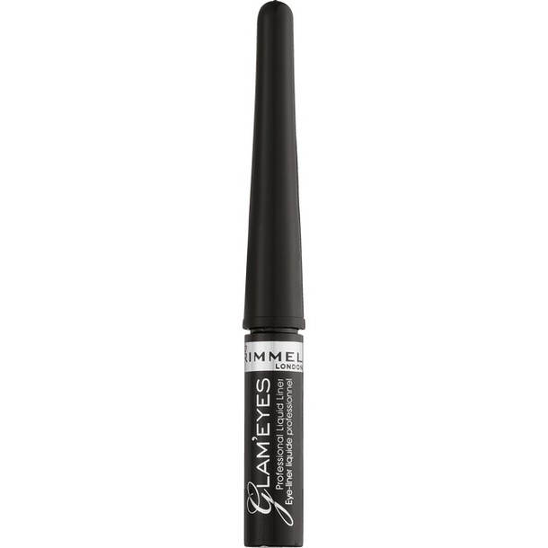 Rimmel London Glam'Eyes Professional Liquid Eyeliner 001 Black Glamour