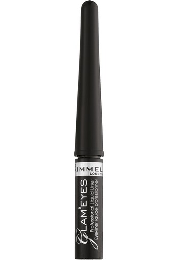 Rimmel London Glam'Eyes Professional Liquid Eyeliner 001 Black Glamour