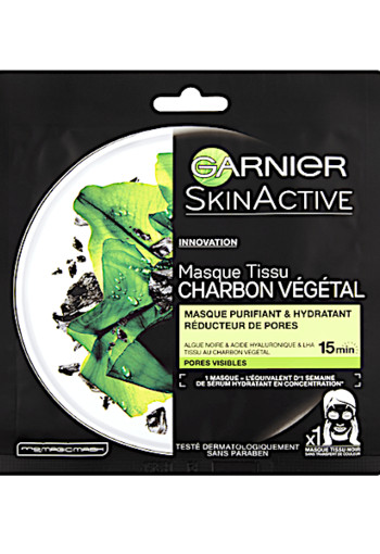 Garnier Skin Active Pure Charcoal Black Tissue Mask