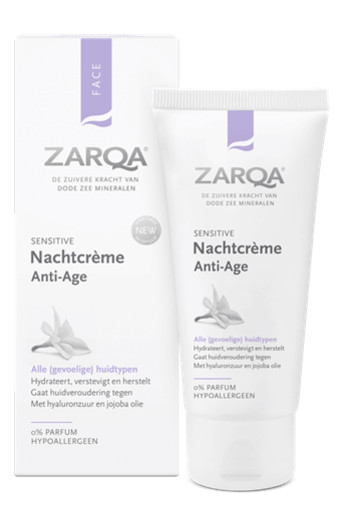 Zarqa Face nachtcreme anti age 2 stuks aanbieding