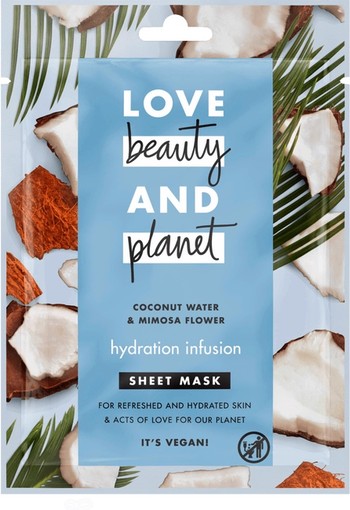 Love Beauty And Planet Hydration Infusion Gezichtsmasker 21 ml