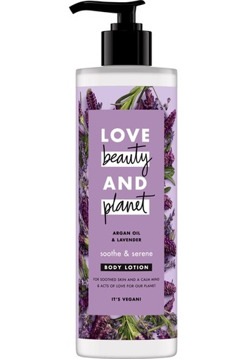 Love Beauty And Planet Argan Oil & Lavender Body Lotion 125 ml