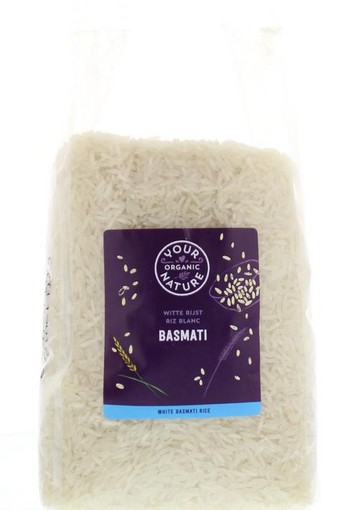 Your Organic Nat Basmati rijst wit bio (800 Gram)