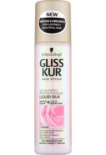 Schwarzkopf Gliss Kur Anti-klit spray liquid silk gloss 200 ml