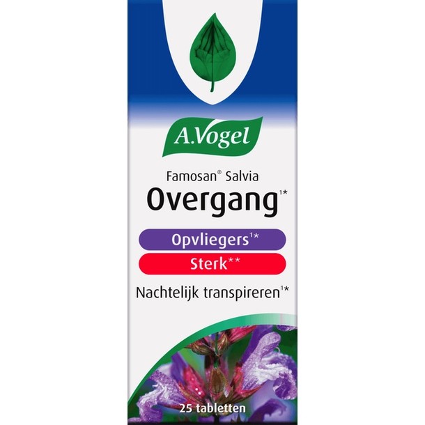 A Vogel Famosan salvia overgang sterk (25 Tabletten)