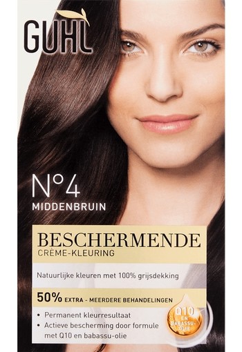 Guhl Beschermende cremekleur 4 middenbruin 1 set