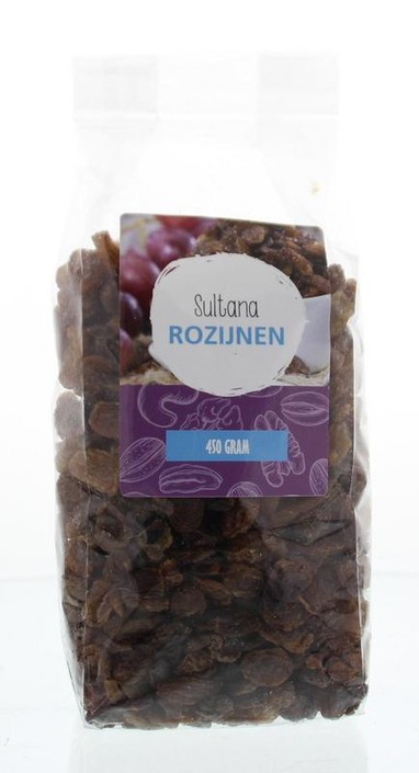 Mijnnatuurwinkel Sultana rozijnen (450 Gram)