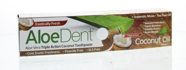 Aloe Dent Aloe dent tandpasta coconut (100 Milliliter)