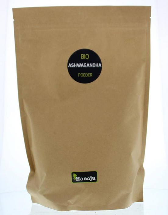 Hanoju Ashwagandha organic poeder (1 Kilogram)